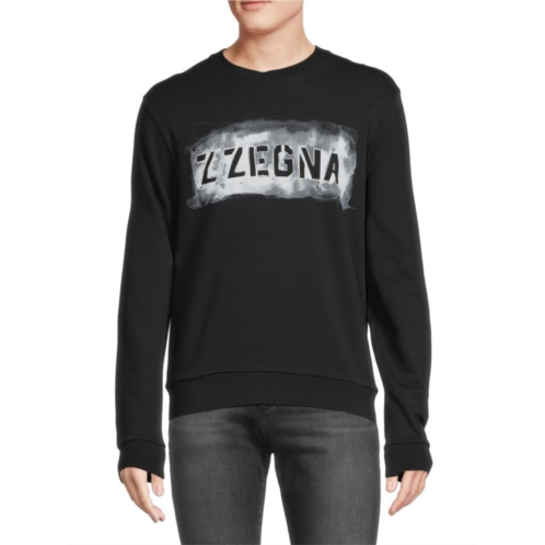 Z Zegna Logo Crewneck Sweatshirt