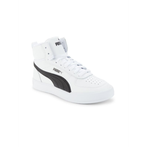 Puma Girls Caven Logo Mid Top Sneakers