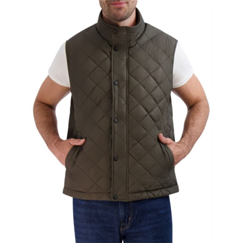 Cole Haan Mockneck Quilted Vest