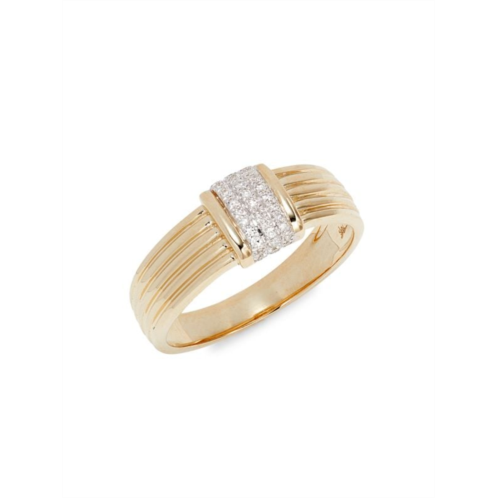 Saks Fifth Avenue 14K Yellow Gold & 0.1 TCW Diamond Ring