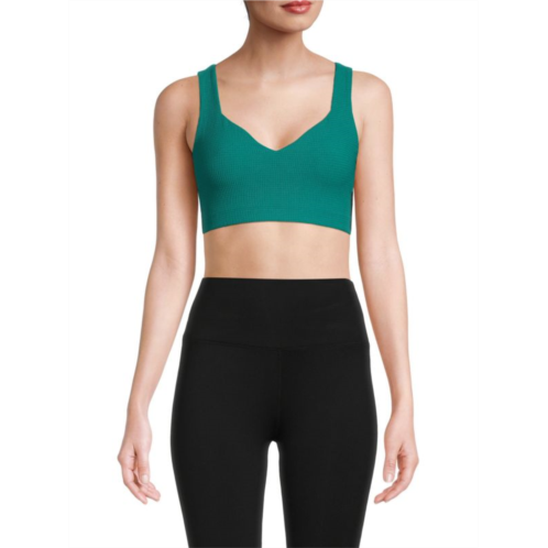 Year of Ours Waffle Knit Thermal Slope Sports Bra