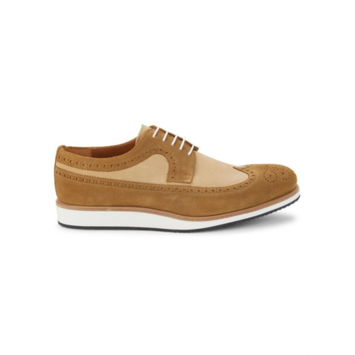 Nettleton Tone On Tone Suede Brogues