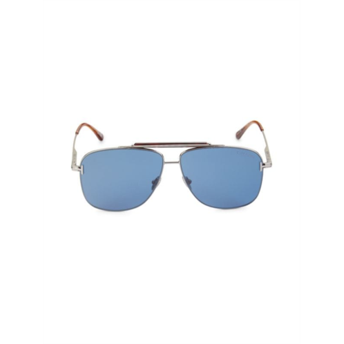 TOM FORD 60MM Aviator Sunglasses