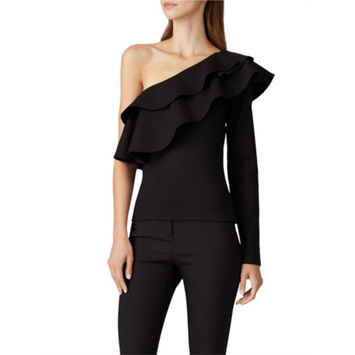 Amanda Uprichard Carlita Ponte One Shoulder Top