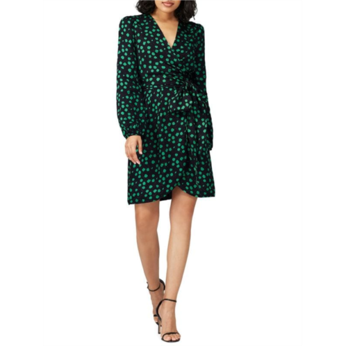 Cynthia Rowley Rocky Belted Crepe Wrap Dress