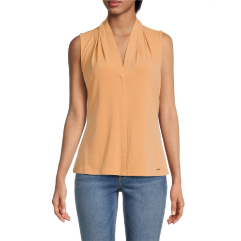 Calvin Klein Solid Sleeveless Top