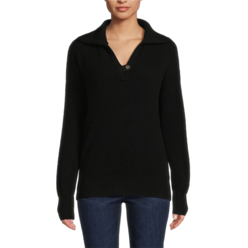 Bruno Magli Johnny Collar Cashmere Sweater