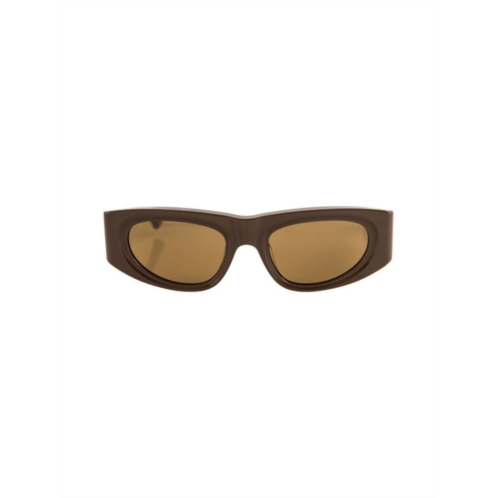 AQS Valentina 55MM Rectangle Sunglasses