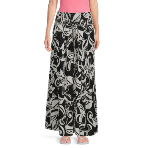 True Destinations Floral Wide Leg Pants