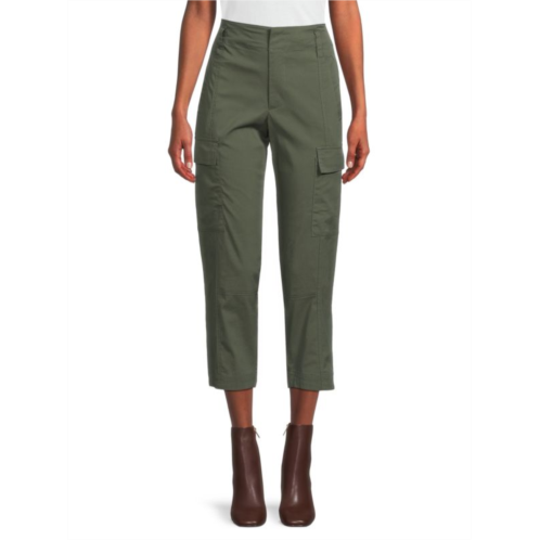 Calvin Klein Jeans Barrel Leg Cropped Cargo Pants