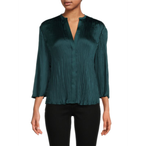 Vince Pleated Blouse