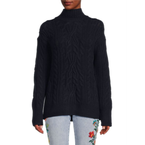 Vince Oversized Cable-Knit Sweater