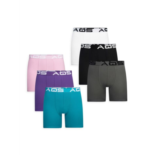 AQS 6-Pack Assorted Boxer Briefs