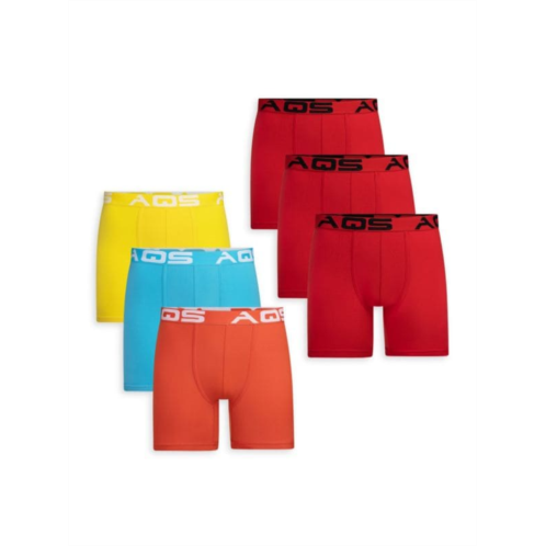 AQS 6-Pack Assorted Boxer Briefs