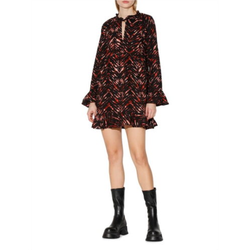 Walter Baker Pamela Printed Mini Shift Dress