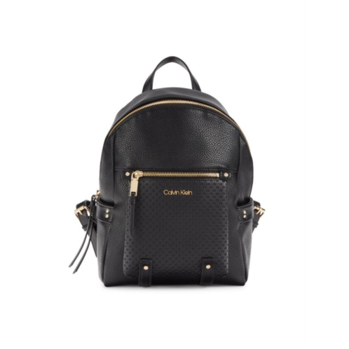 Calvin Klein Maya Faux Leather Backpack