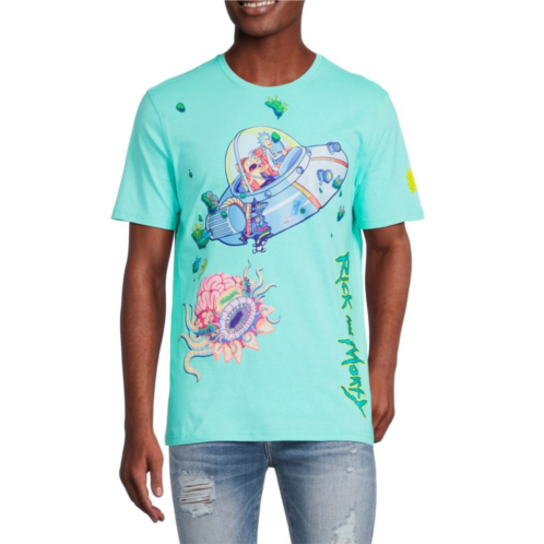 Freeze Max Rick And Morty Spaceship Graphic Tee