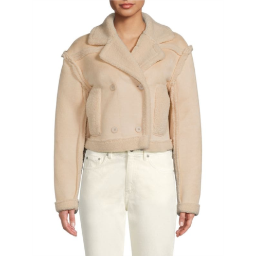 Area Stars Aurora Faux Shearling Bomber Jacket