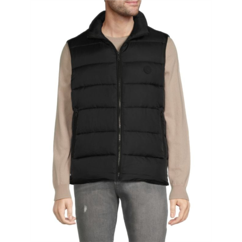 The Recycled Planet Victor Quilted Zip Puffer Vest