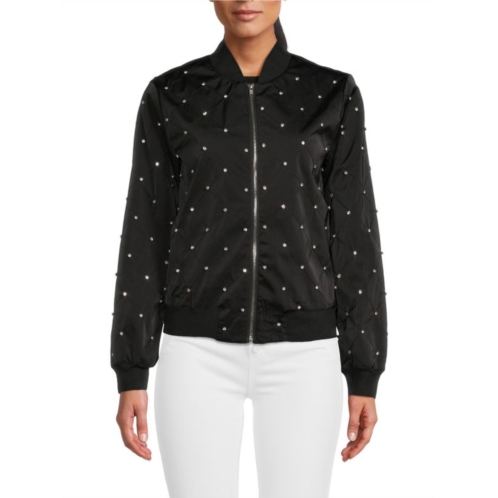 Wdny Quilted Bomber Jacket