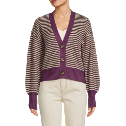 Design 365 Chunky Stripe Cardigan