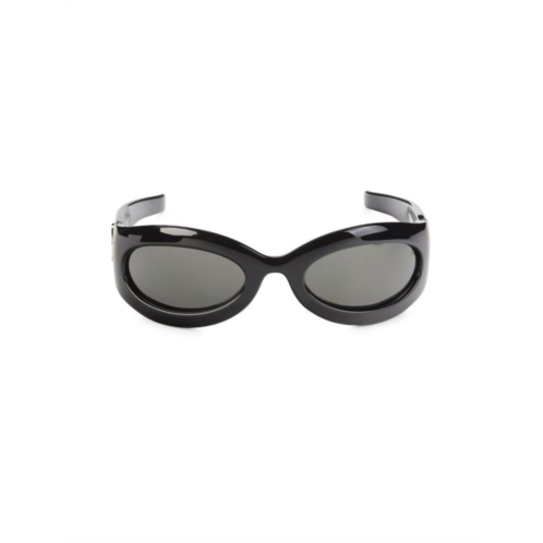 Gucci 60MM Wrap Sunglasses