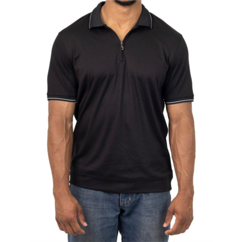 Vellapais Ege Tipped Zip Polo