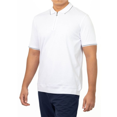 Vellapais Ege Tipped Zip Polo