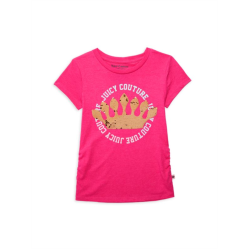 Juicy Couture Girls Sequin Logo T Shirt