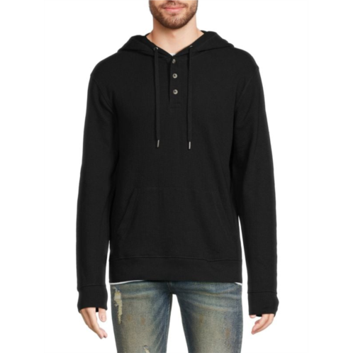 Saks Fifth Avenue Henley Pullover Hoodie