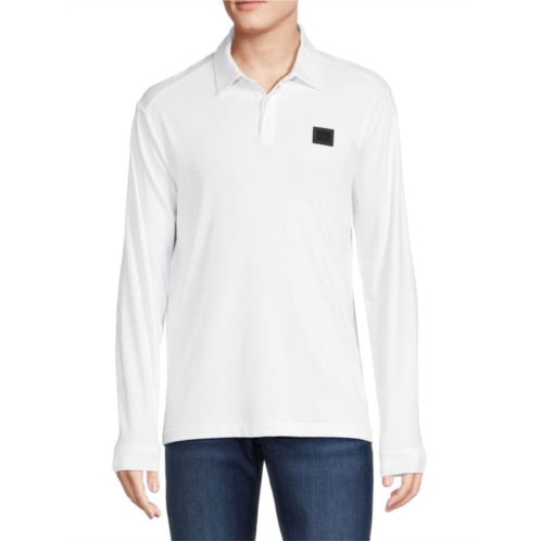 Karl Lagerfeld Paris Long Sleeve Polo