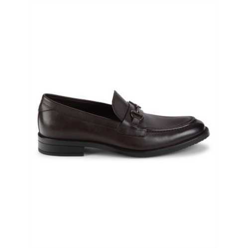 Cole Haan Apron Toe Leather Bit Loafers