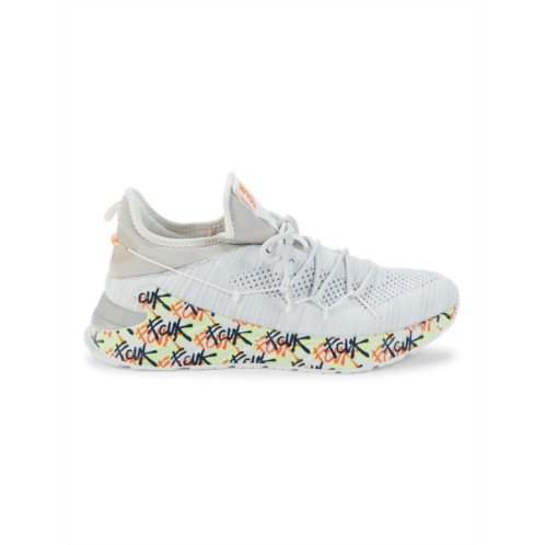 French Connection Graffiti Low Top Sneakers