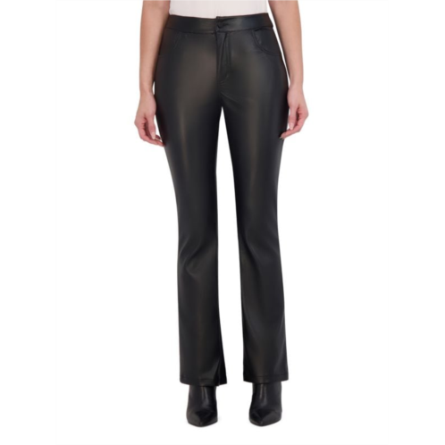 Ookie & Lala Butter Vegan Leather Boot Cut Pants