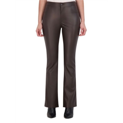 Ookie & Lala Butter Vegan Leather Boot Cut Pants