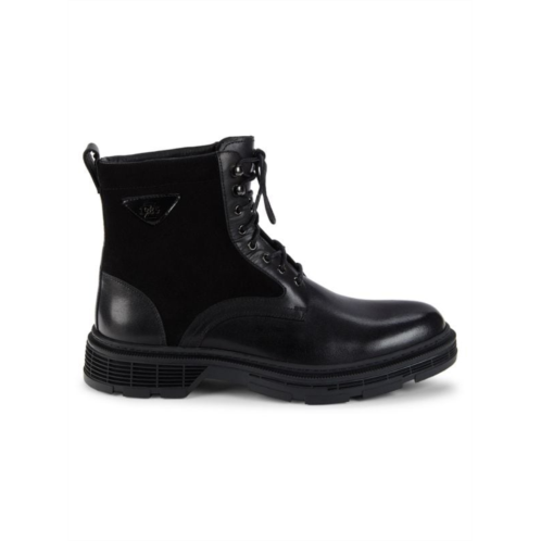 Zanzara Andros Leather & Suede Combat Boots