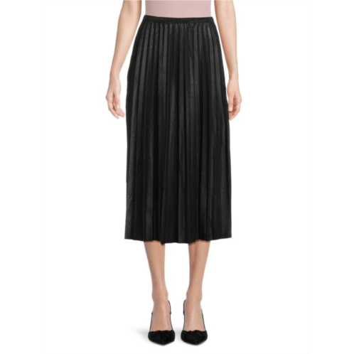 YAL New York Accordion Pleat Midi Skirt