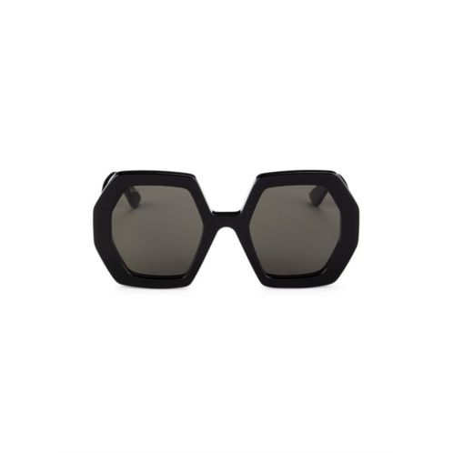 Gucci 56MM Geometric Sunglasses