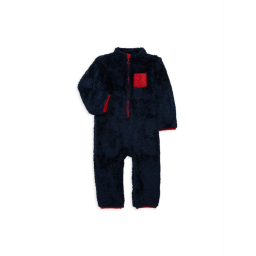 Tommy Hilfiger Baby Boys Faux Fur Coverall