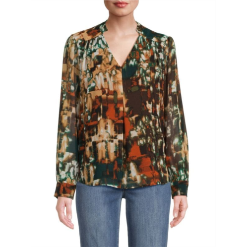 Calvin Klein Abstract Print Top