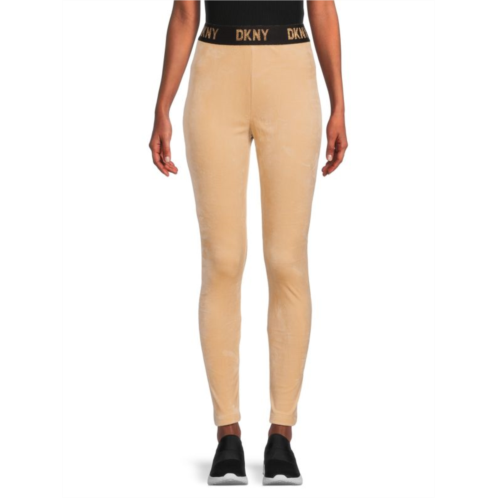 DKNY Logo Waist Pull On Pants