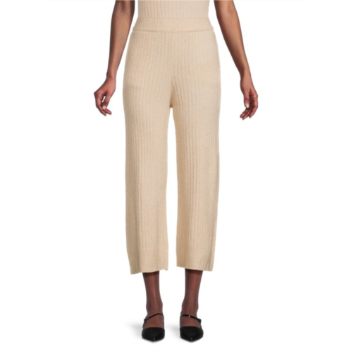 Bobeau Ribbed Cropped Pants