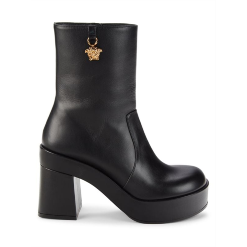 Versace Medusa Leather Boots