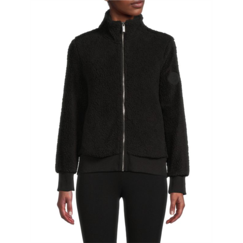 Calvin Klein Faux Shearling Zip Jacket