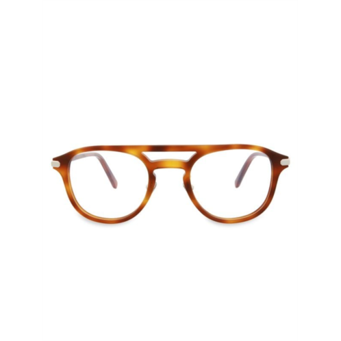 Brioni 50MM Round Aviator Eyeglasses