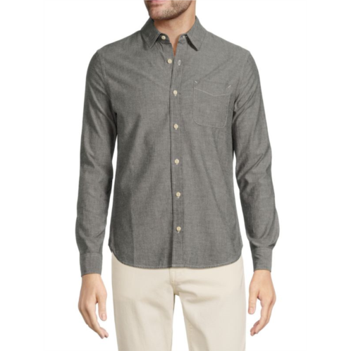 AG Jeans Long Sleeve Solid Shirt