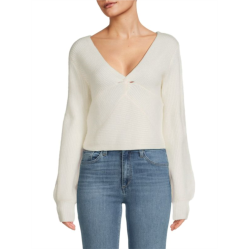 Derek Lam 10 Crosby Marnie Twist Front Sweater