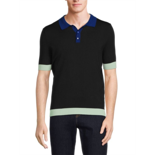 Max   n Chester Contrast Trim Sweater Polo