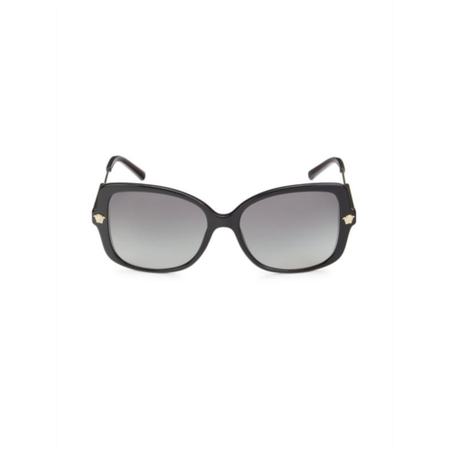 Versace 56MM Butterfly Sunglasses