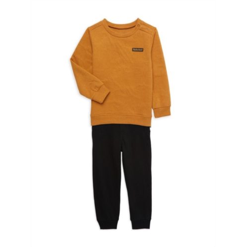 Timberland Little Boys 2-Piece Sweatshirt & Pants Set